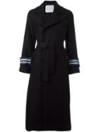 Giada Benincasa 'eva' Coat, Women's, Size: Medium, Black, Merino/polyester/spandex/elastane