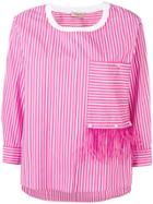 Twin-set Striped Top - Pink