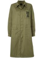 Hysteric Glamour Cat Print Coat - Green