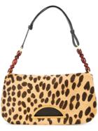 Christian Dior Vintage Maris Leopard Shoulder Bag - Brown