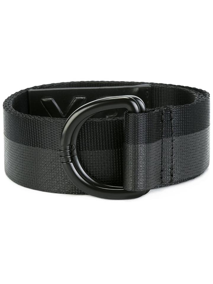 Y-3 Striped Belt, Women's, Size: Small, Black, Polyester/polyimide/leather