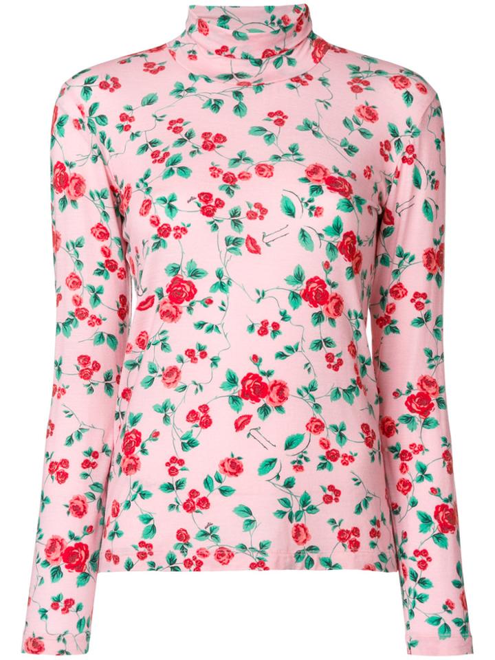 Vivetta Midrand Turtleneck Sweater - Pink & Purple