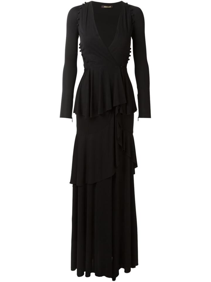 Roberto Cavalli Ruffled Maxi Dress