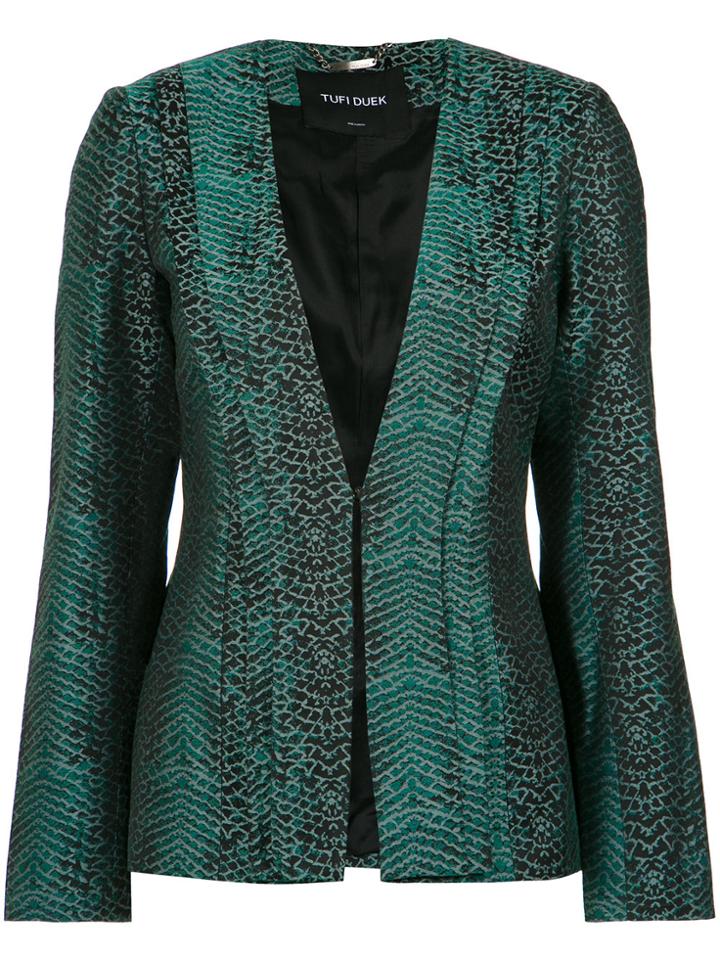 Tufi Duek Snakeskin Print Blazer - Unavailable