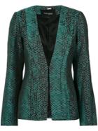 Tufi Duek Snakeskin Print Blazer - Unavailable