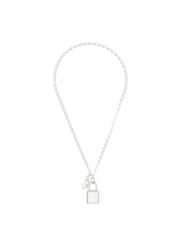 Hatton Labs Padlock Pendant Necklace - Silver