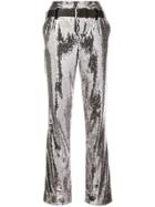 Rta Dillon Sequin Trousers - Silver