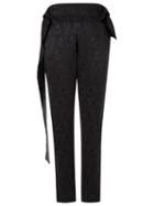 Fernanda Yamamoto High Waisted Trousers, Women's, Size: 40, Black, Cotton/polyester/spandex/elastane