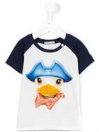 Moncler Kids Duck Print T-shirt, Toddler Girl's, Size: 2 Yrs, White