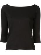 Estnation Gathered Back Top - Black