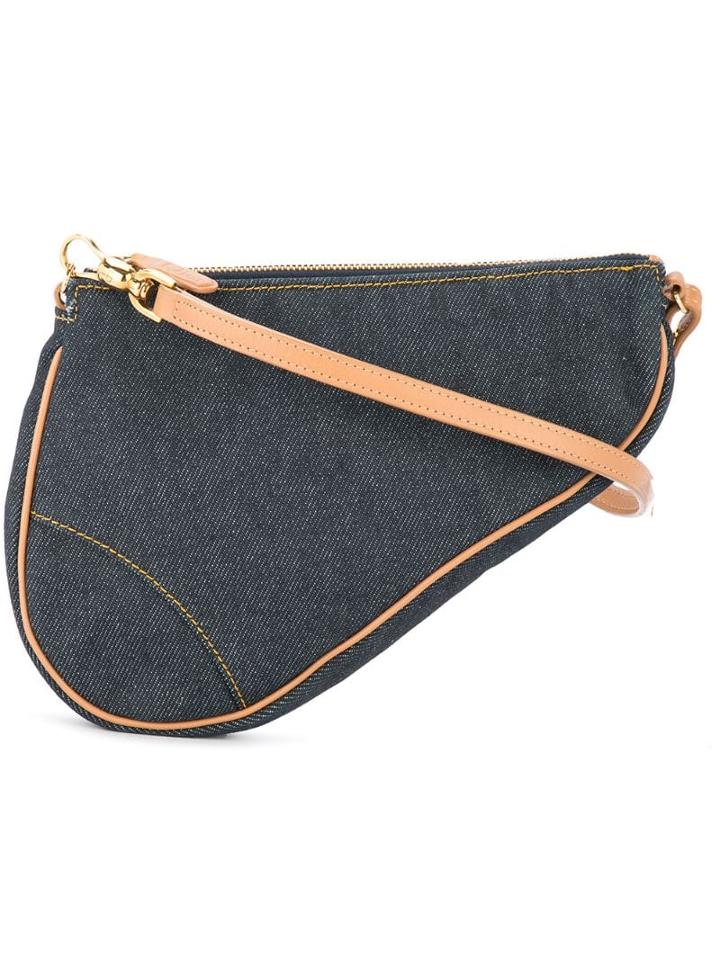 Christian Dior Pre-owned Saddle Handbag - Blue