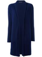 Incentive! Cashmere Long Cardigan, Women's, Size: Small, Blue, Cashmere