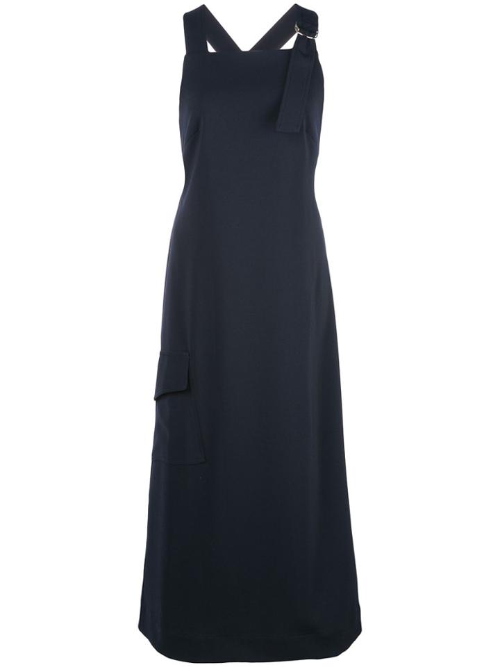 Nomia Sleeveless Square-neck Jumpsuit - Blue