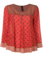 Marc Cain Printed Blouse - Red