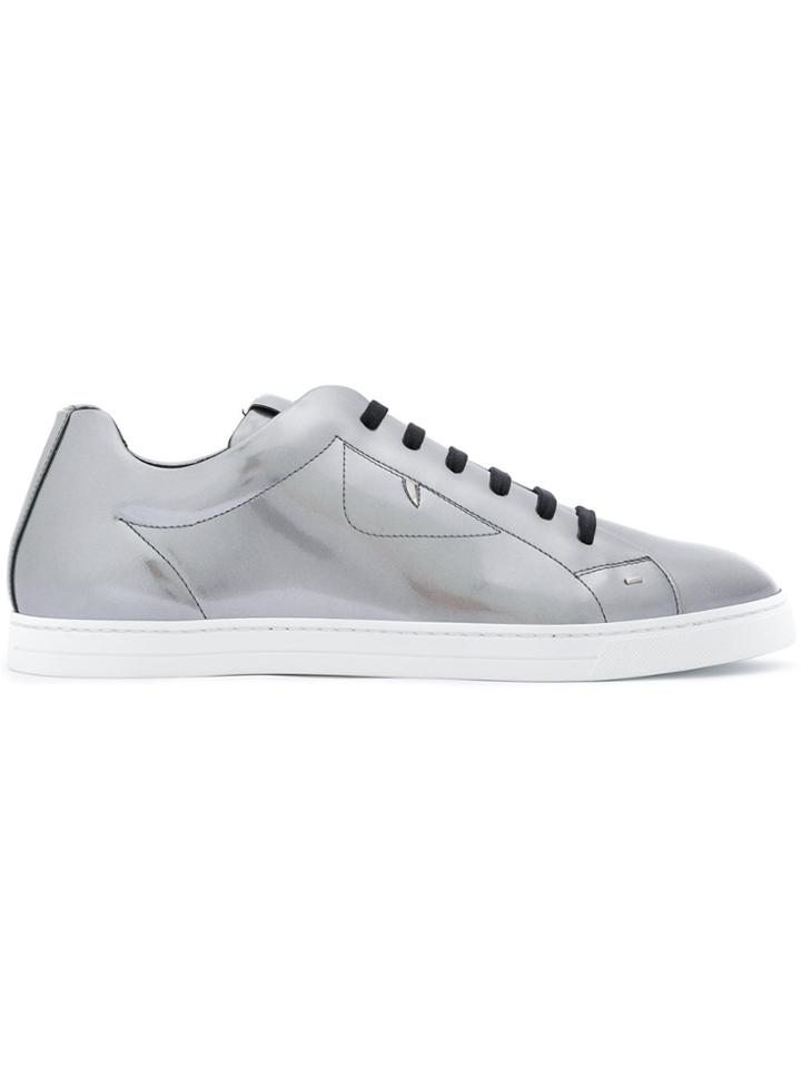 Fendi Lace-up Sneakers - Metallic