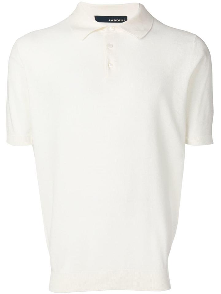 Lardini Short-sleeved Polo Shirt - White