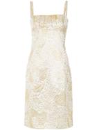 Isolda - Shift Dress - Women - Polyester/acetate - 38, Beige, Polyester/acetate