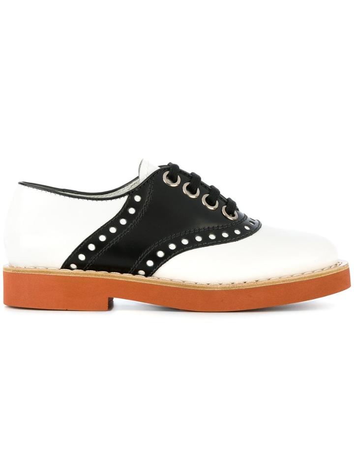 Miu Miu Oxford Shoes - White