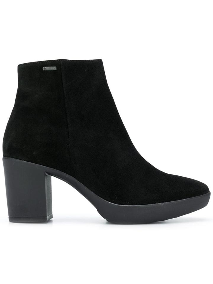 Hogl Rubber Sole 75mm Booties - Black
