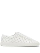 Saint Laurent Embellished Andy Sneakers - White