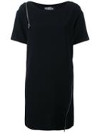 Jeremy Scott Zip Detail Dress, Women's, Size: 40, Black, Polyester/other Fibers