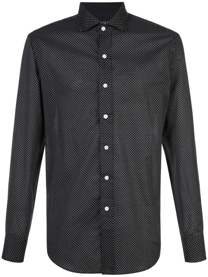 Polo Ralph Lauren Micro Polka Dot Shirt - Black