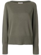 Vince - Cashmere Knitted Sweater - Women - Cashmere - M, Green, Cashmere