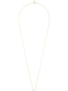 Loquet Long Chain Necklace, Women's, Metallic