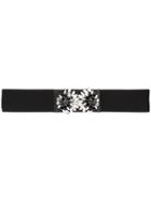 Liu Jo Embellished Elasticated Belt - Black