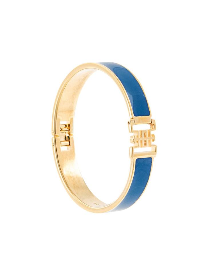 Shanghai Tang Shou Enamel Bangle - Blue