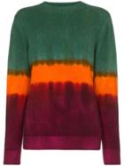 The Elder Statesman Tie-dye Cashmere Sweater - Green