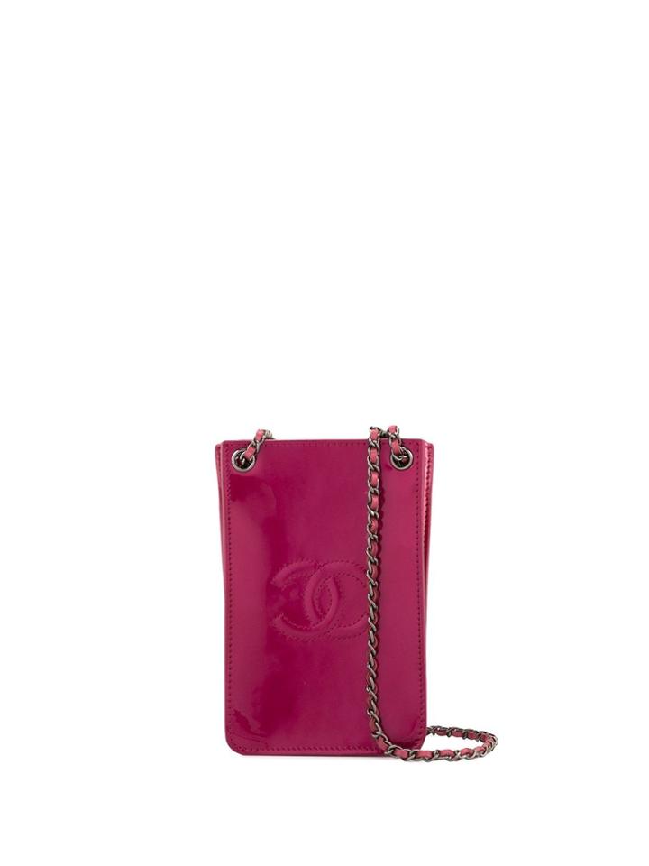 Chanel Pre-owned Varnished Cc Crossbody Bag - Pink