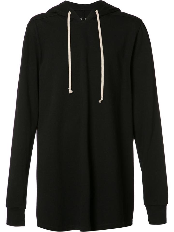 Rick Owens Long Length Hoodie, Men's, Size: Small, Cotton