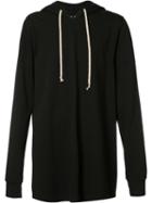 Rick Owens Long Length Hoodie, Men's, Size: Small, Cotton