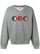 Gosha Rubchinskiy - Ying Yang Sweatshirt - Men - Cotton - S, Grey, Cotton