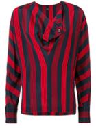 Joseph Leigh Striped Blouse - Red
