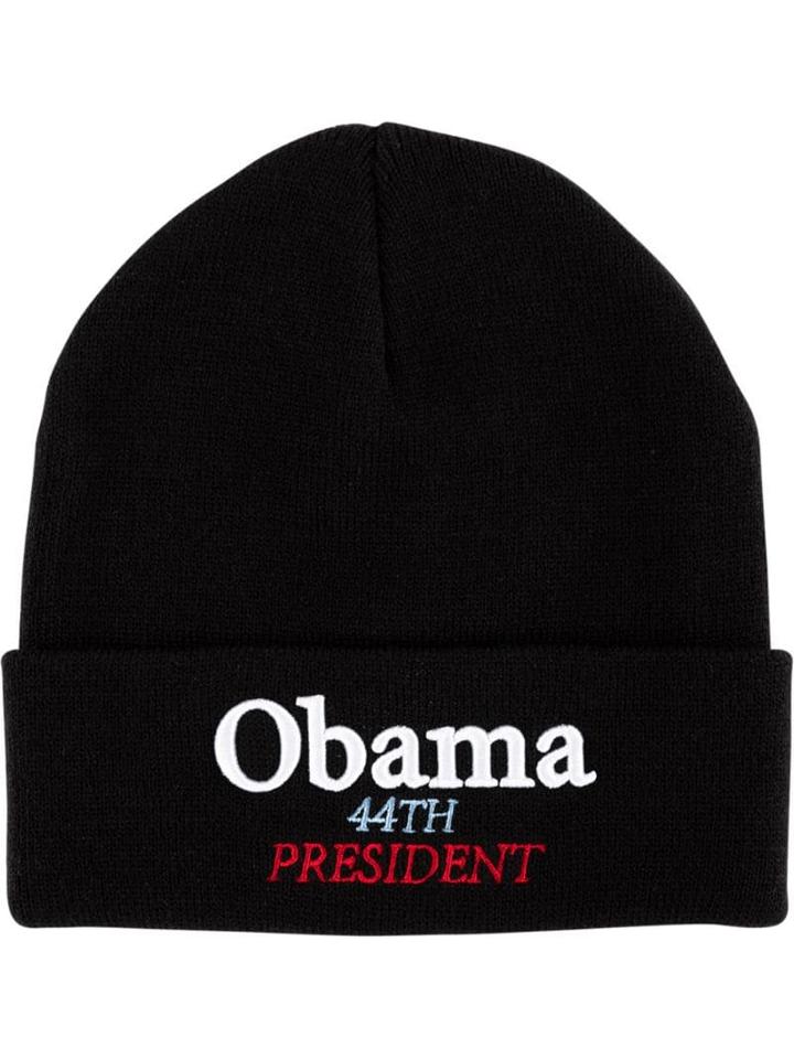 Supreme Obama Beanie - Black