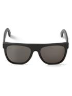 Retrosuperfuture 'flat Top Matte' Sunglasses, Adult Unisex, Black, Acetate