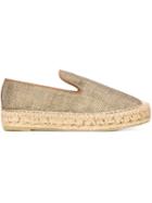Ash Metallic Espadrilles, Women's, Size: 36, Brown, Cotton/nylon/rubber/leather