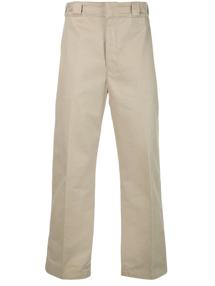 Adaptation Straight-cut Trousers - Brown