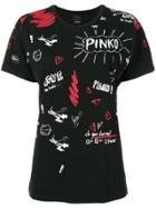 Pinko Love Me Tender T-shirt - Black