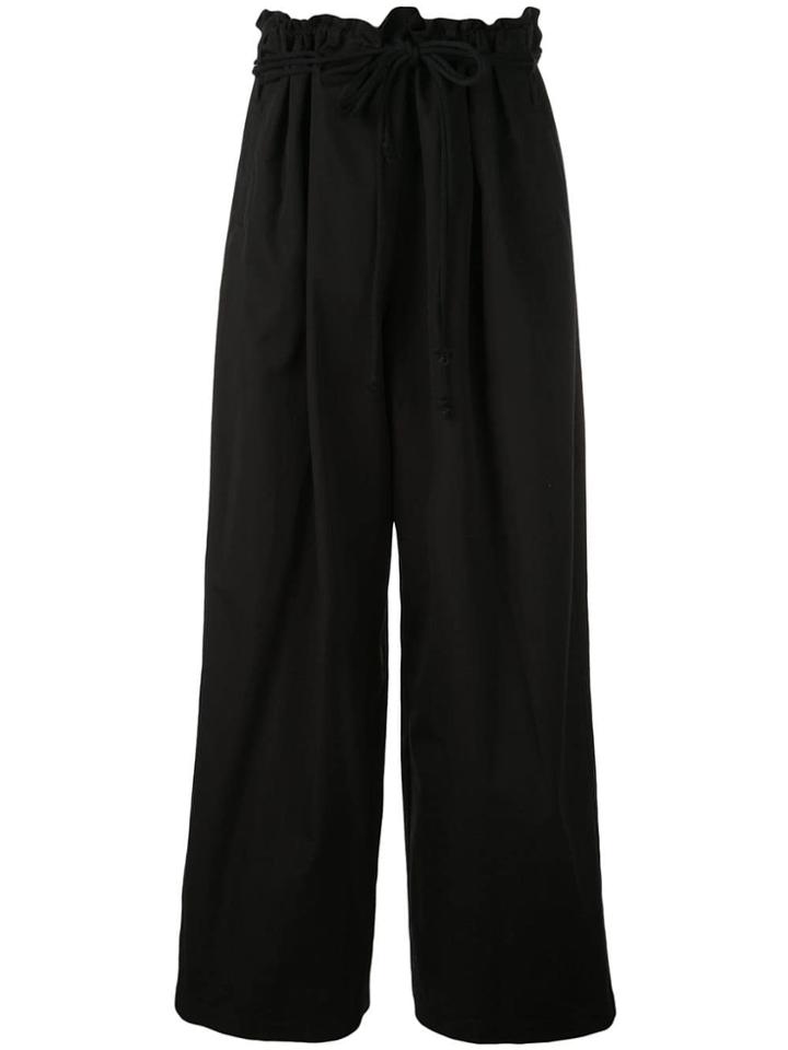 Ambush Drawstring Palazzo Pants - Black