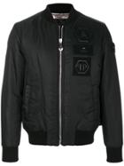 Philipp Plein Stress Bomber Jacket - Black