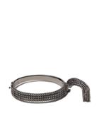 As29 18kt Black Gold Diamond Venus Illusion Bangle