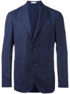 Boglioli Two-button Blazer, Men's, Size: 52, Blue, Acetate/cupro/wool