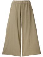 Labo Art Wide Leg Cropped Pants - Neutrals