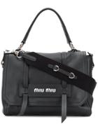 Miu Miu Top Handle Tote - Black