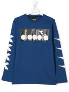 Diadora Junior Logo Long-sleeve Top - Blue