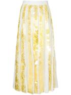 Huishan Zhang Paillette Midi Skirt - White