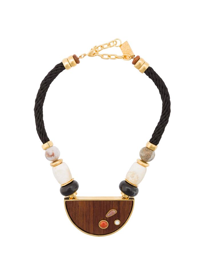 Lizzie Fortunato Jewels Noble Surfer Ii Necklace - Black